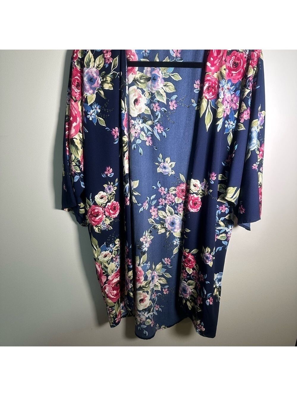 Chic Soul Floral Kimono 1X
